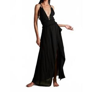 NEW CARAVANA alak maxi dress in black